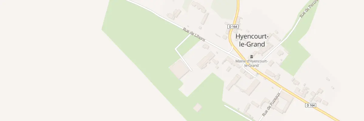 Plan du 3 Rue de Lihons - Hyencourt à Hypercourt