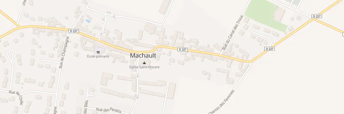 Plan du 38 Rue des Trois Maillets à Machault