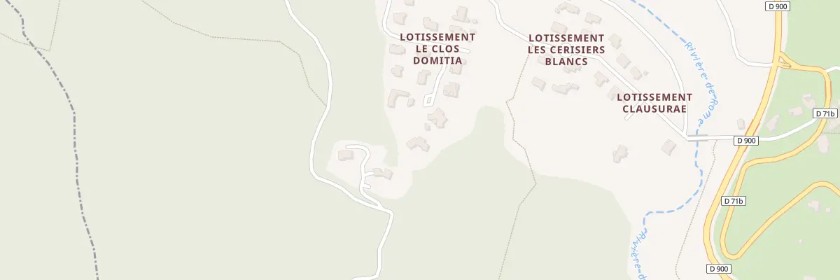 Plan du 9 La Cluse Basse aux Cluses