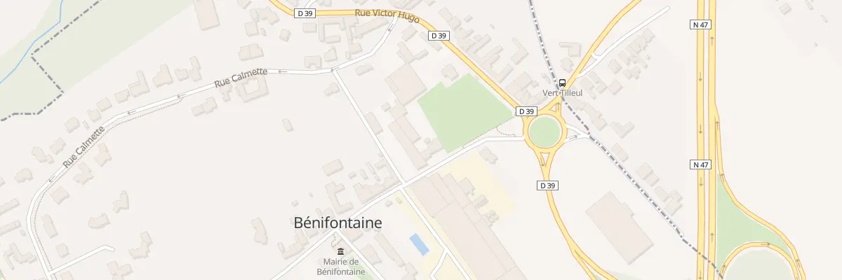 Plan du 12 Rue Pasteur à Bénifontaine