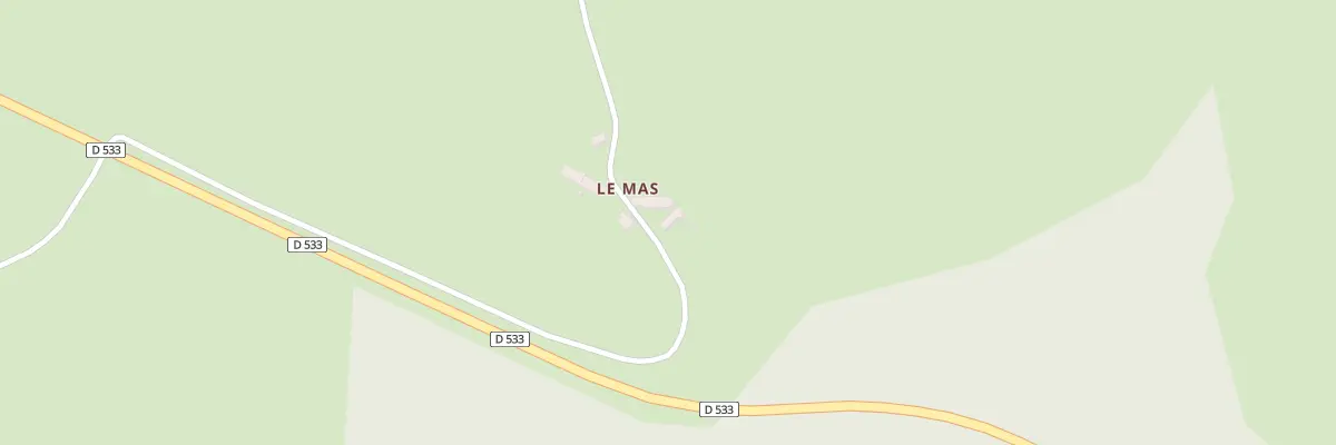 Plan du 9003 Le Mas à Saint-Éloy-les-Mines