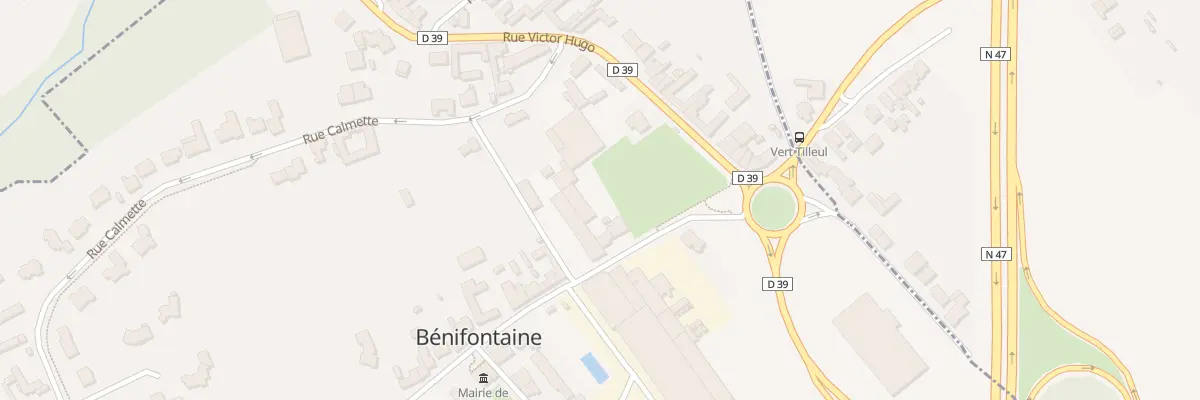 Plan du 10 Rue Pasteur à Bénifontaine