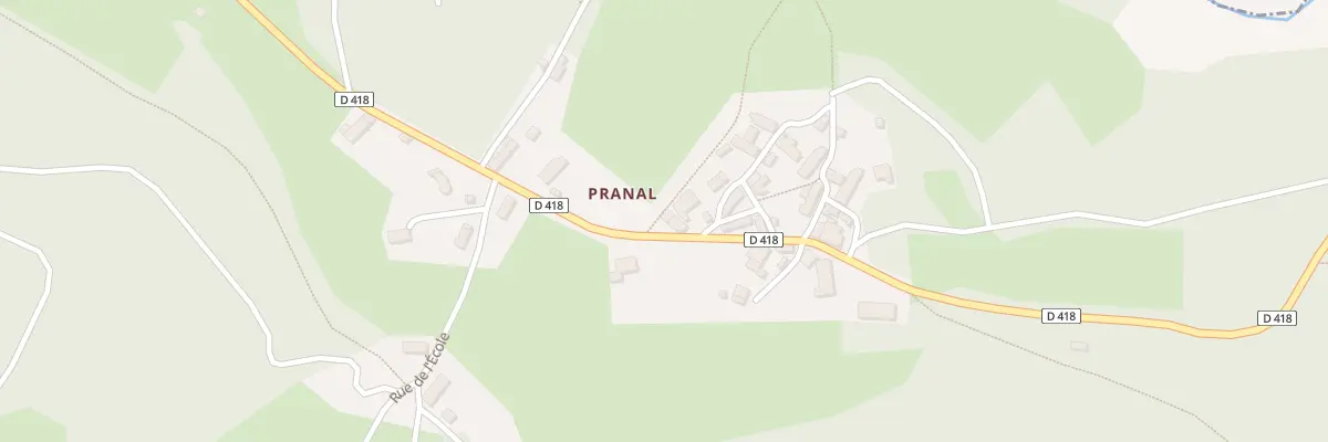 Plan du 5155 Pranal à Bromont-Lamothe