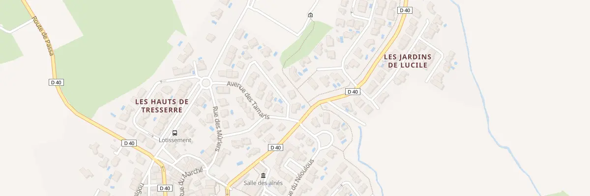 Plan du 3 Rue des Mimosas à Tresserre