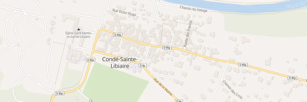 Plan du 70 Rue Pasteur à Condé-Sainte-Libiaire