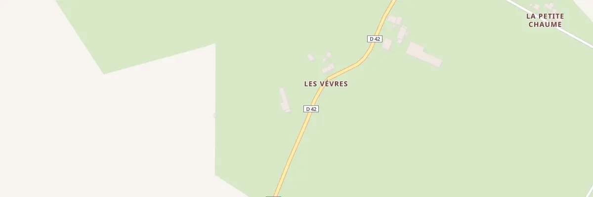 Plan du 8 Les Vevres à Croisy