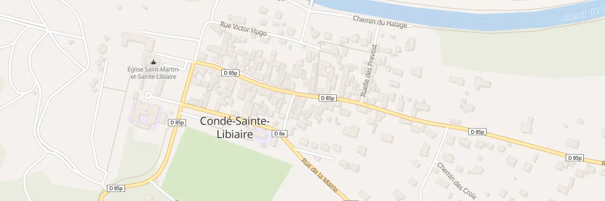 Plan du 68 Rue Pasteur à Condé-Sainte-Libiaire