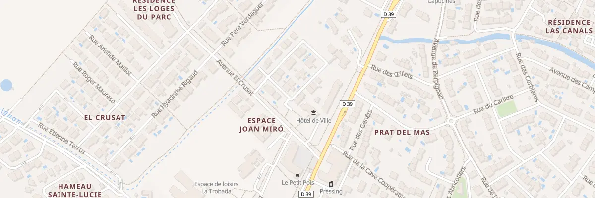 Plan du 31 Rue Pau Casals à Canohès