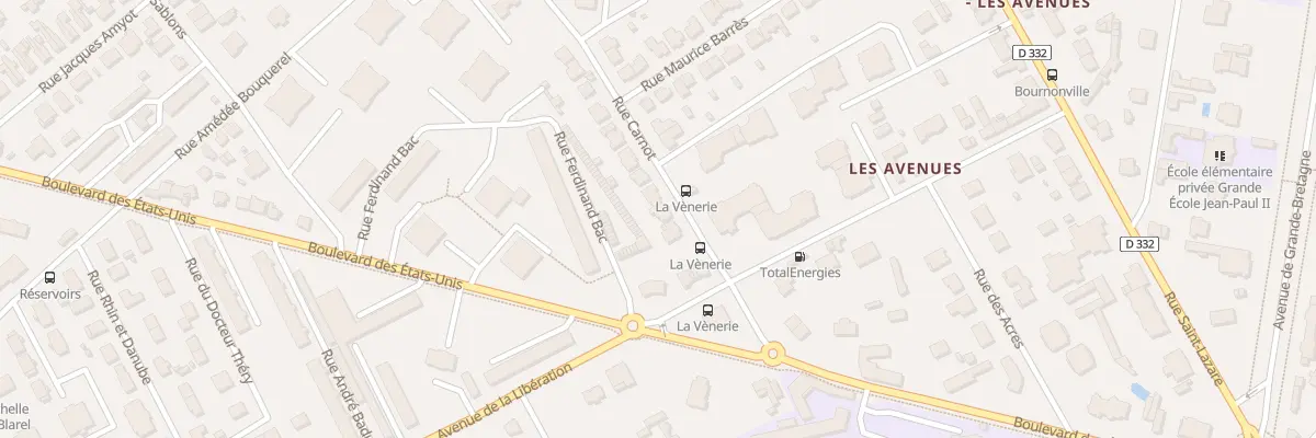 Plan du 108 Rue Carnot à Compiègne