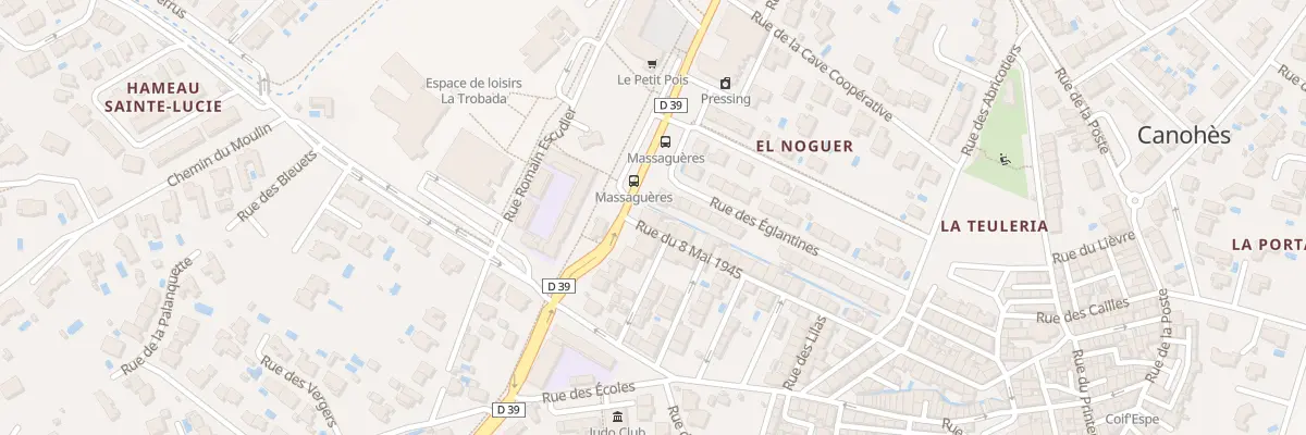 Plan du 66 Rue du Huit Mai à Canohès