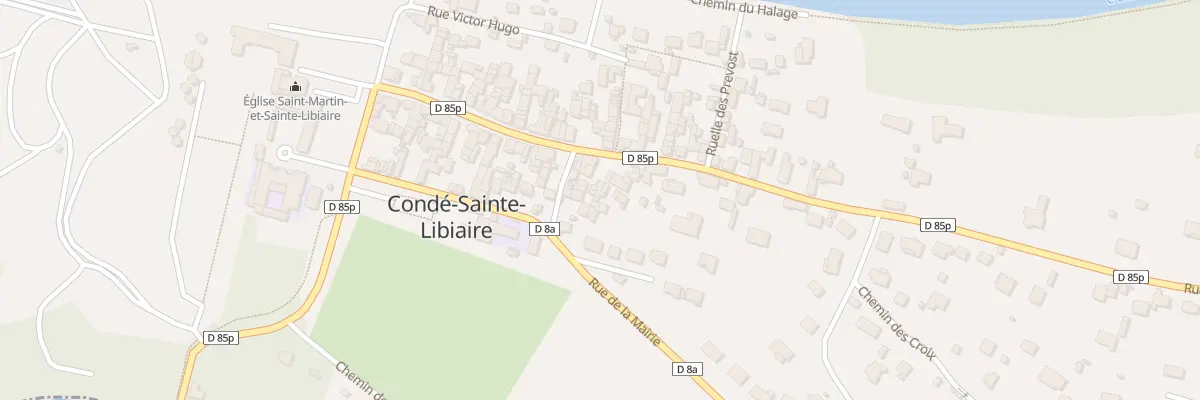 Plan du 80 Rue Pasteur à Condé-Sainte-Libiaire