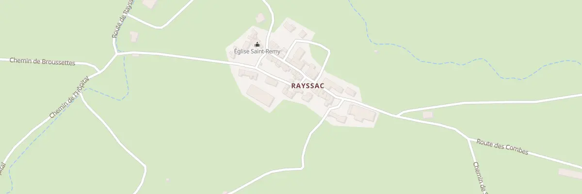 Plan du 5222 Rayssac à Vabres-l’Abbaye