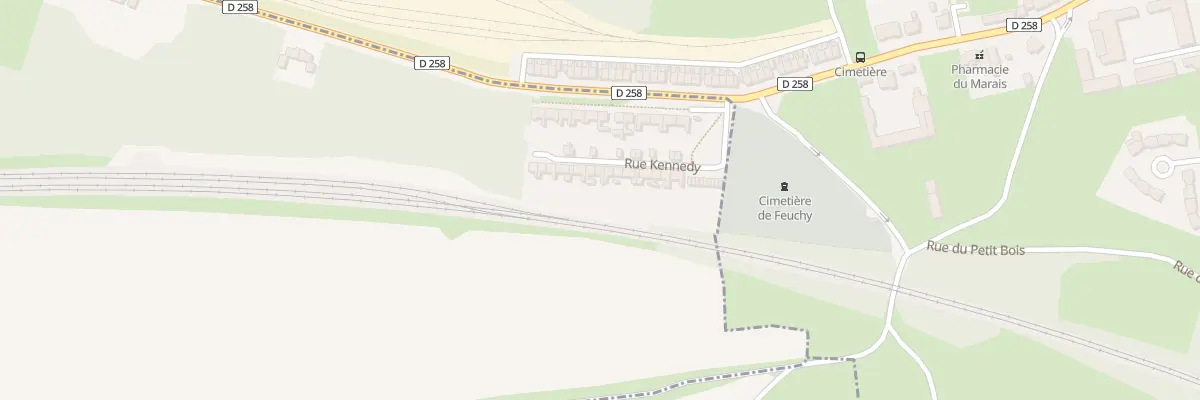 Plan du 8 Rue Kennedy à Saint-Laurent-Blangy