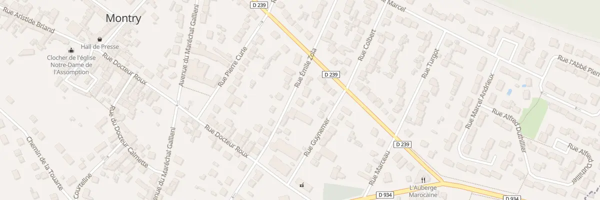 Plan du 29B Rue Emile Zola à Montry