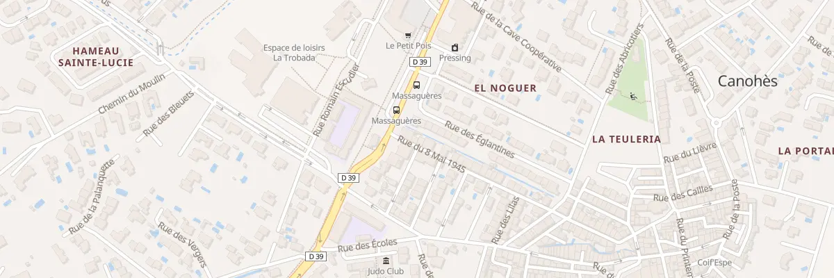 Plan du 64 Rue du Huit Mai à Canohès