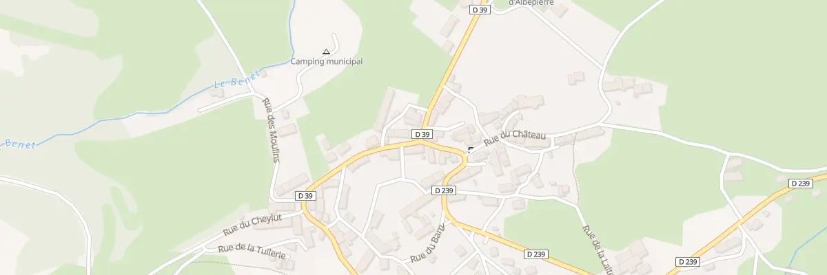 Plan du 5141 Le Bourg à Albepierre-Bredons