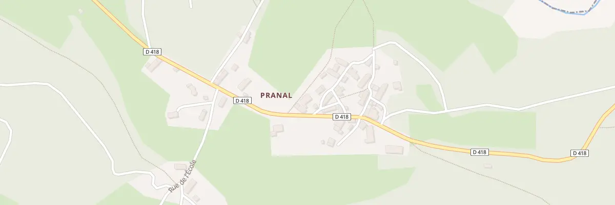 Plan du 5155 Pranal à Bromont-Lamothe