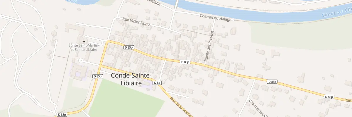Plan du 85 Rue Pasteur à Condé-Sainte-Libiaire