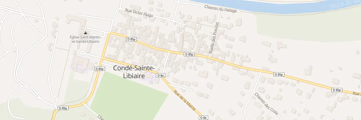 Plan du 86 Rue Pasteur à Condé-Sainte-Libiaire