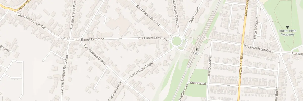 Plan du 92 Rue Ernest Letombe à Avion