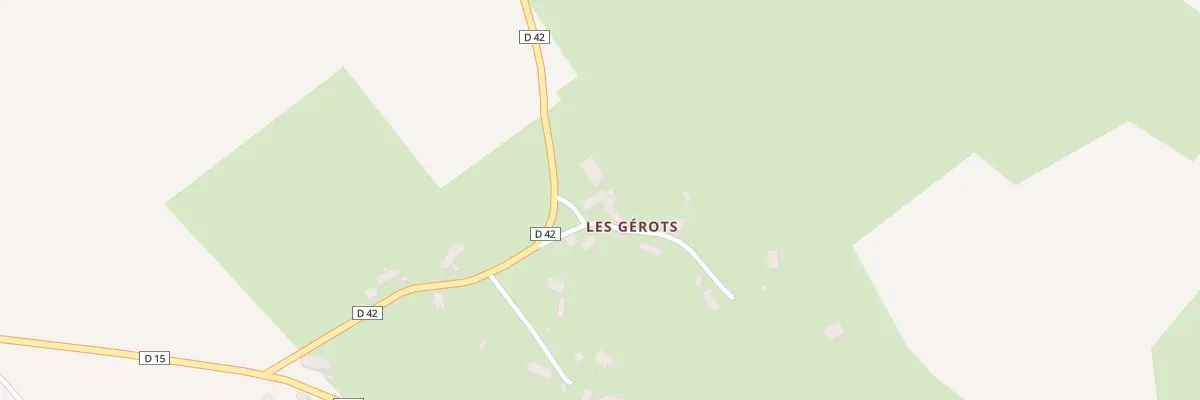 Plan du 7 Les Gerots à Croisy