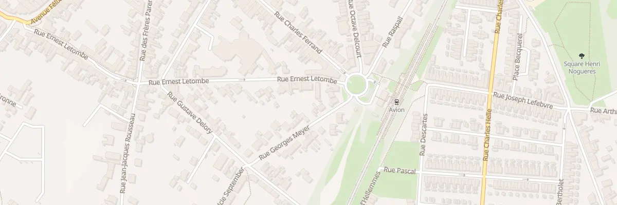 Plan du 94 Rue Ernest Letombe à Avion