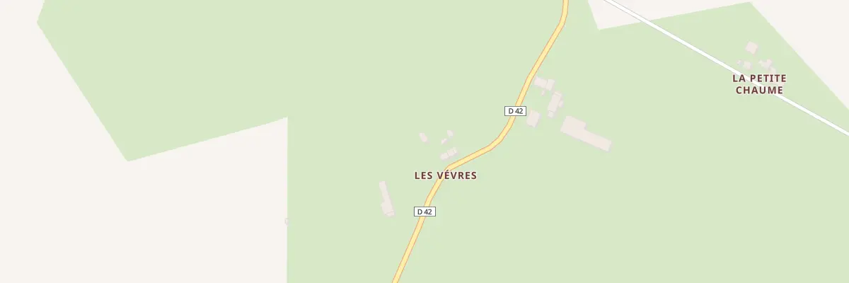 Plan du 6 Les Vevres à Croisy