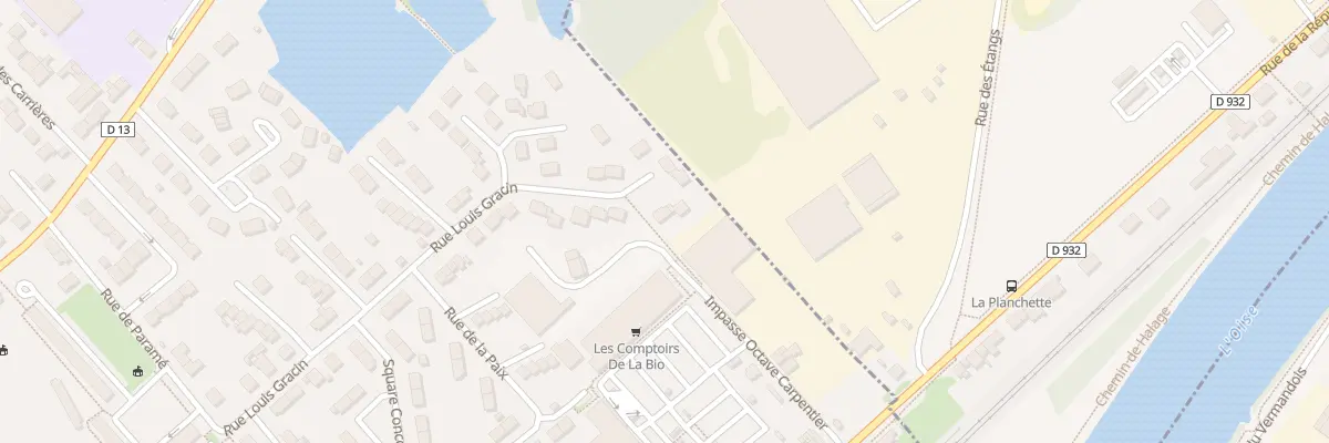 Plan du 660 Rue Louis Gracin à Margny-lès-Compiègne