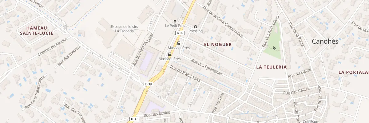 Plan du 31 Rue des Eglantines à Canohès