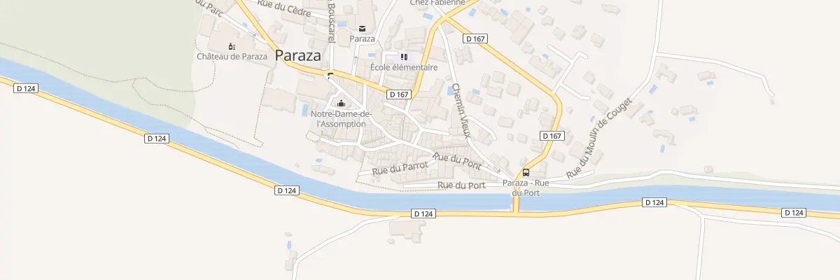 Plan du 2 Pl de l’Ancien Four à Paraza