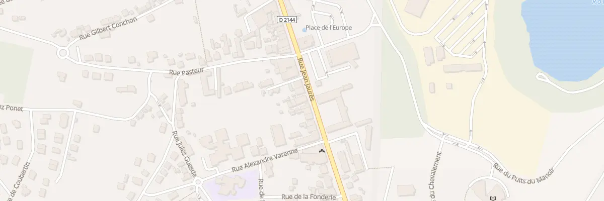 Plan du 96 Rue Jean Jaurès à Saint-Éloy-les-Mines