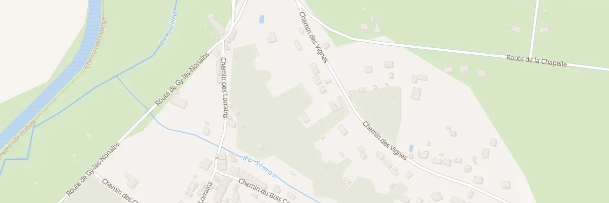 Plan du 8 Che des Vignes à Montbouy