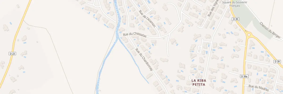 Plan du 3 Rue du Chardonnay à Canohès