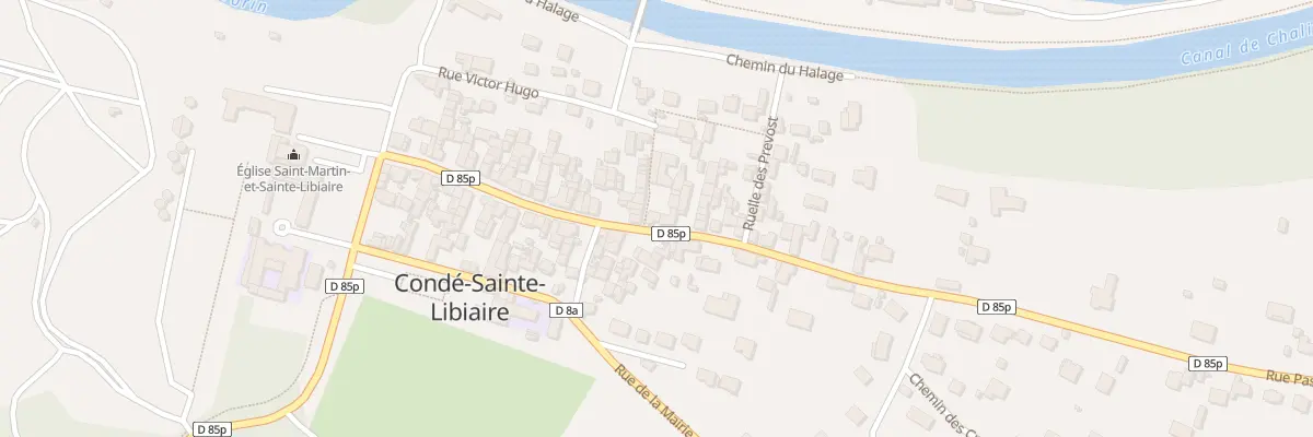 Plan du 109 Rue Pasteur à Condé-Sainte-Libiaire