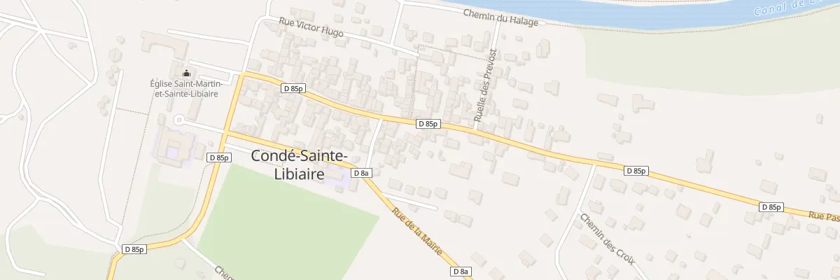 Plan du 90 Rue Pasteur à Condé-Sainte-Libiaire