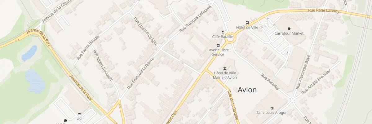 Plan du 6 Rue Etienne Opigez à Avion