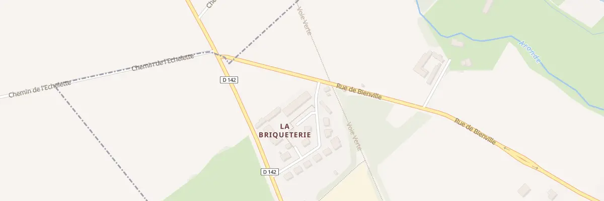 Plan du 22 Rue de la Briqueterie à Clairoix