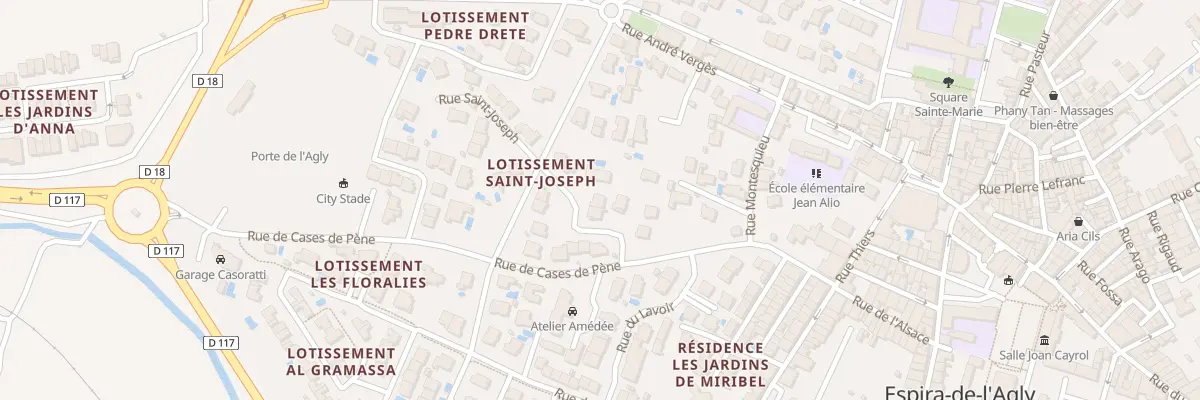 Plan du 9016 Lot Saint Joseph à Espira-de-l’Agly