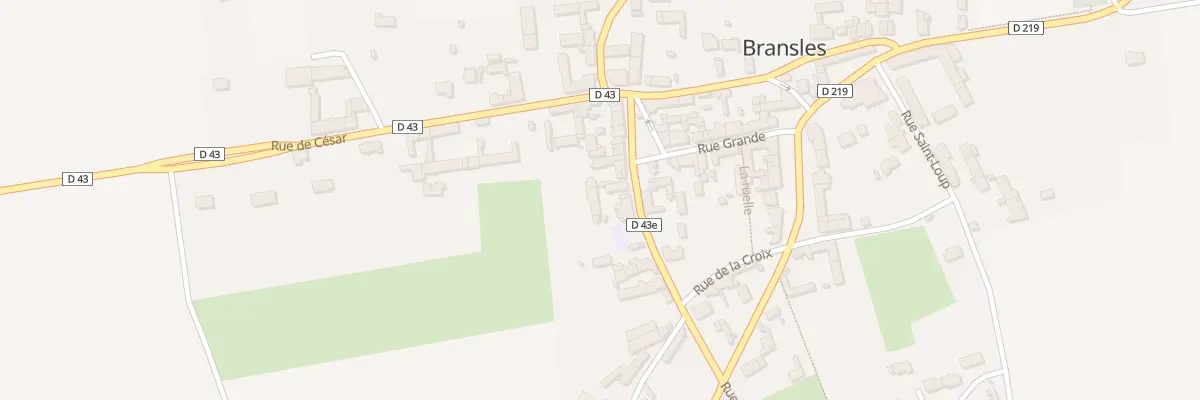 Plan du 4 Rue du Gue à Bransles