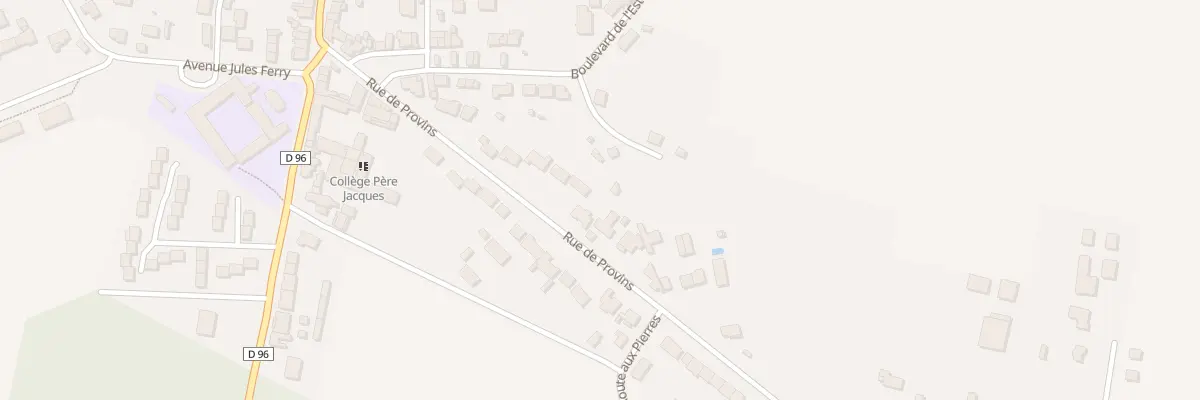 Plan du 23 Rue de Provins à Villeneuve-le-Comte