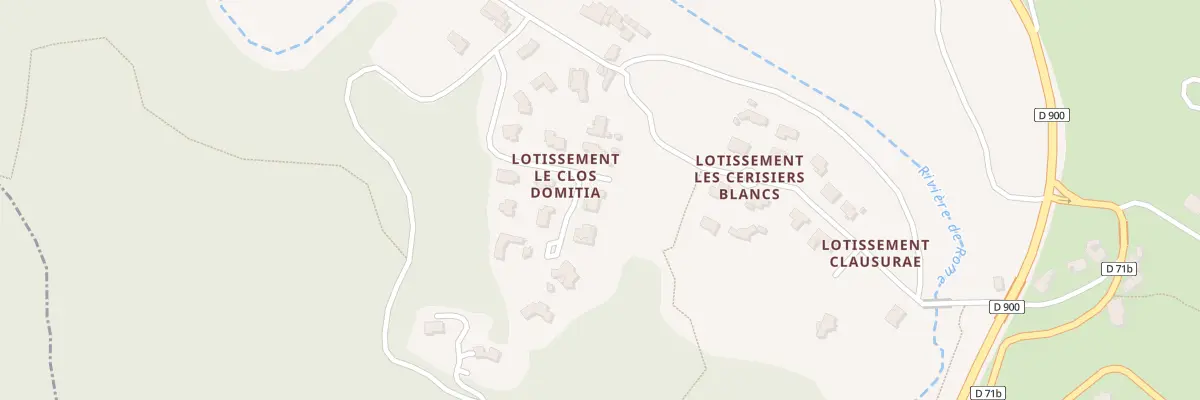 Plan du 6 Lot Clos Domitia aux Cluses
