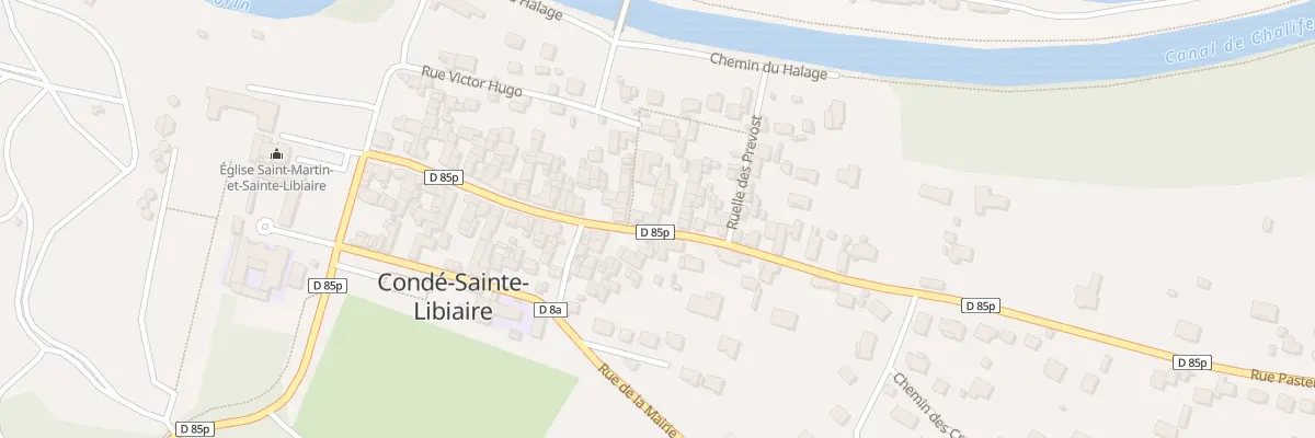 Plan du 113 Rue Pasteur à Condé-Sainte-Libiaire