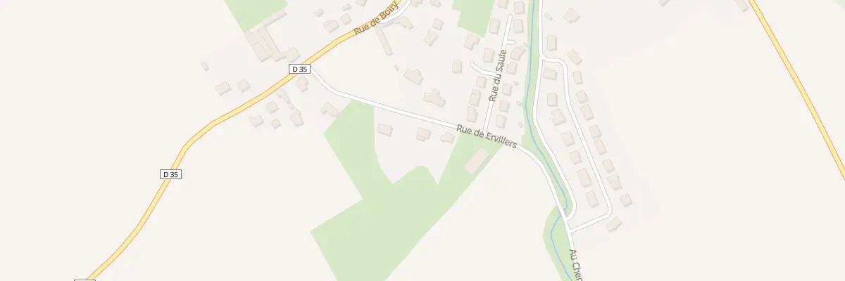 Plan du 3 Rue d’Ervillers à Hénin-sur-Cojeul