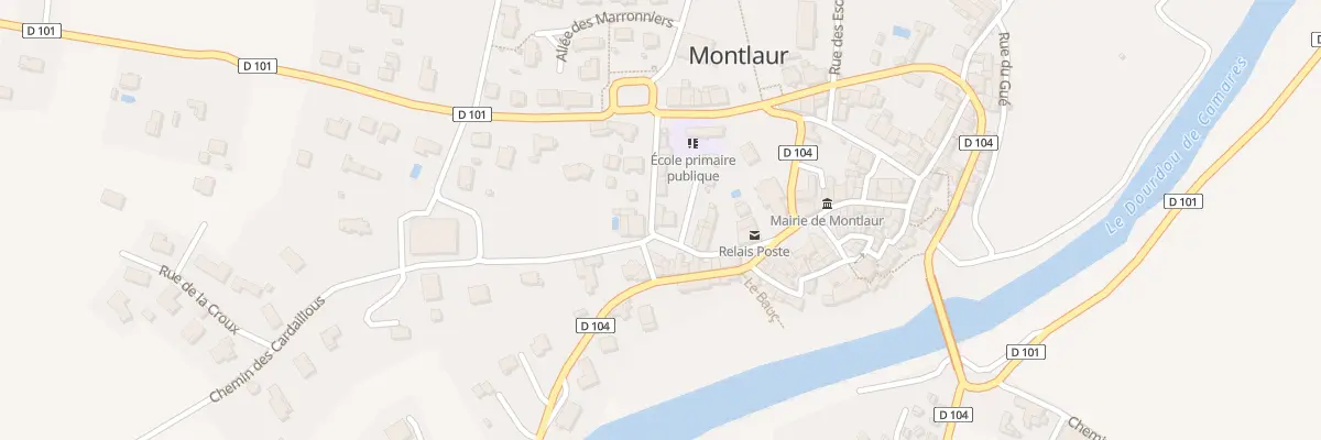 Plan du 5101 Rue de Rounel à Montlaur