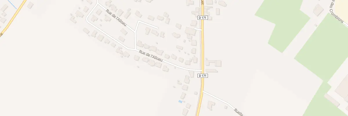 Plan du 76 Rue de l’Alloeu à Fleurbaix