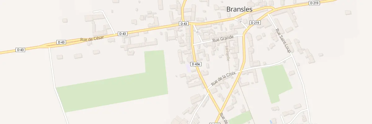 Plan du 6 Rue du Gue à Bransles