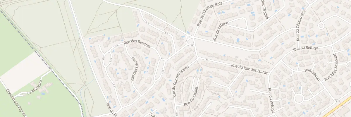 Plan du 40 Rue des Ecureuils à Saint-Estève