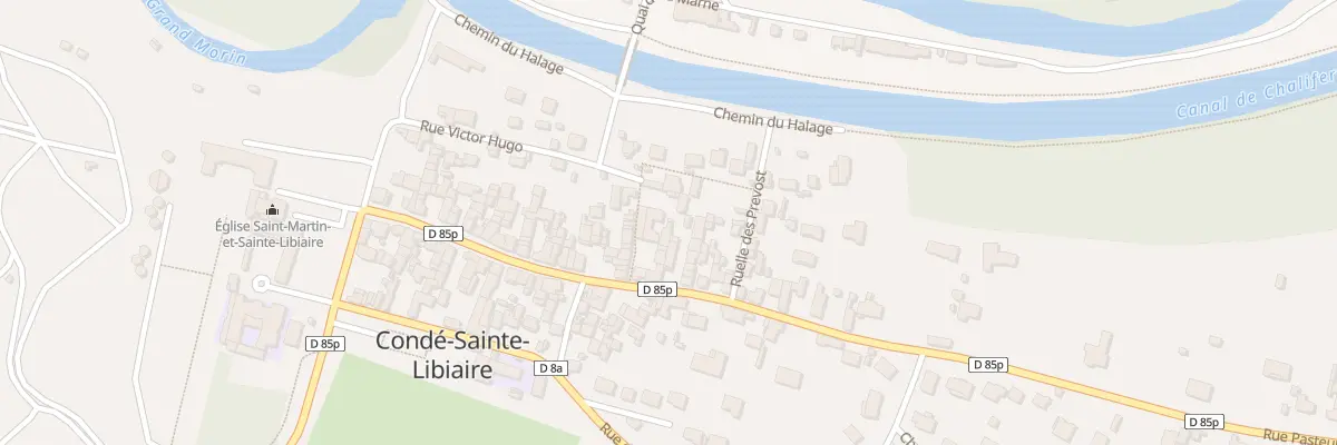 Plan du 103 Rue Pasteur à Condé-Sainte-Libiaire