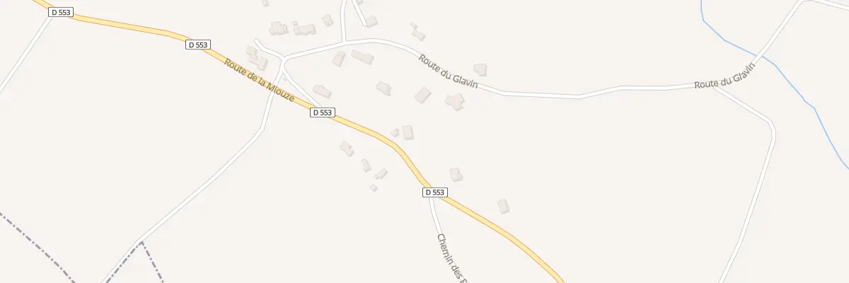 Plan du 1076 Rte de la Miouze à Olby