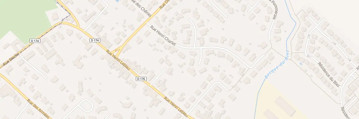 Plan du 8 Rue Henri Charlet à Fleurbaix